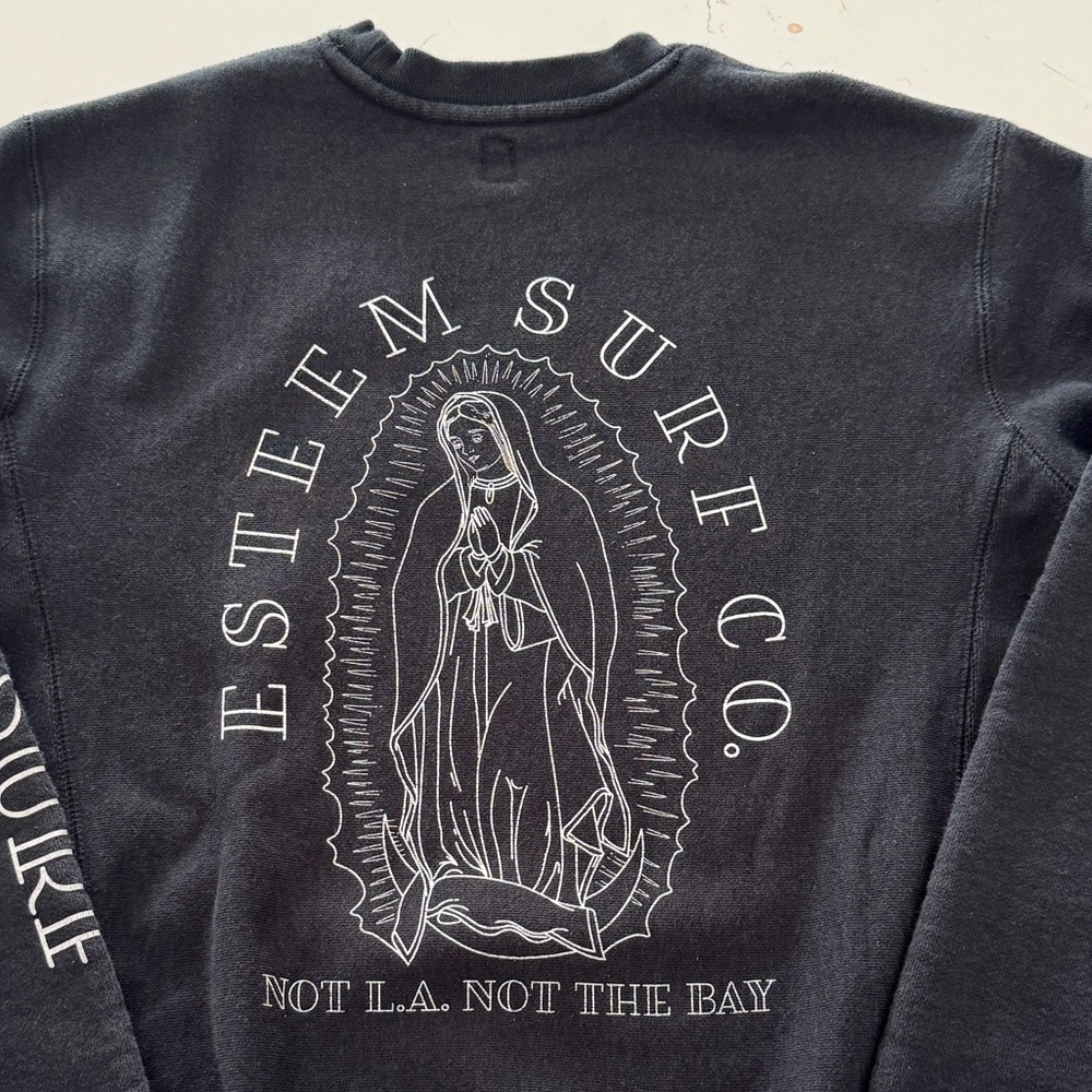 Esteem Surf Co. - Mary Crewneck - Black XS
